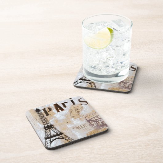Dessous-de-verre Art de conception de Paris (Côté Droit)