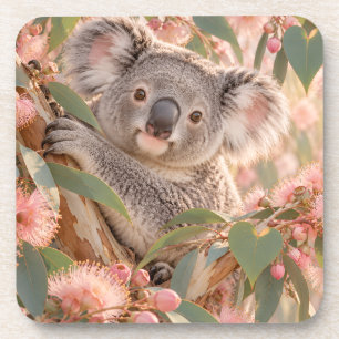 Dessous-de-verre Art de la Fleur de Eucalyptus Koala Nature