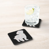 Dessous-de-verre Art de mot de Shih Tzu (Côté Droit)