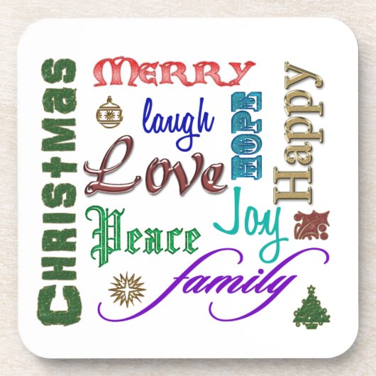 Dessous-de-verre Art de Noël (Devant)