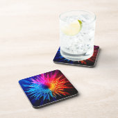 Dessous-de-verre Art de Starburst Étoilé Chaud Froid (Côté Droit)