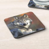 Dessous-de-verre Art de Wolf Lovers (Côté gauche)