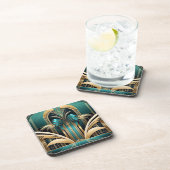 Dessous de verre Art Déco Palm - Set 6 (Côté Droit)
