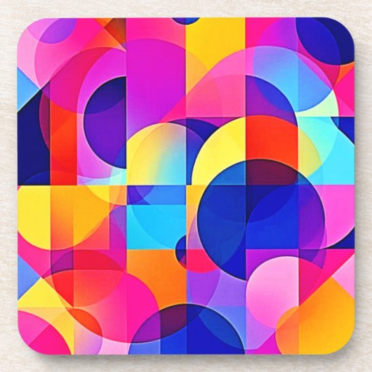 Dessous-de-verre Art Dot Energy Vibrant (Devant)