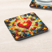 Dessous-de-verre Art du coeur (Côté gauche)