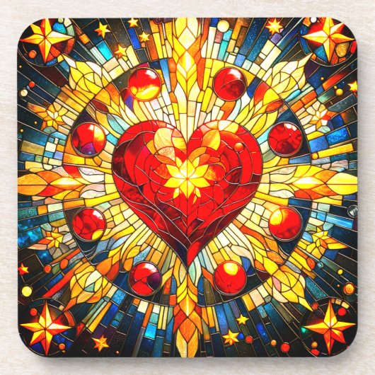 Dessous-de-verre Art du coeur (Devant)