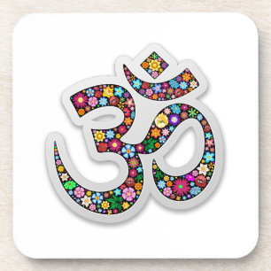 Dessous-de-verre Art du symbole floral Namaste