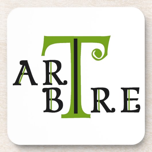 Dessous-de-verre Art en Ararbre (Devant)
