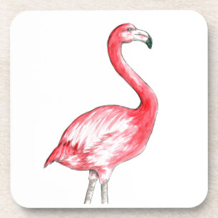 Dessous-de-verre Art Flamant rose