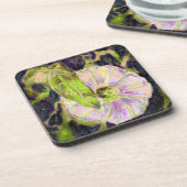 Dessous-de-verre Art Fleur Fleur Rose Wild Matin (Côté gauche)