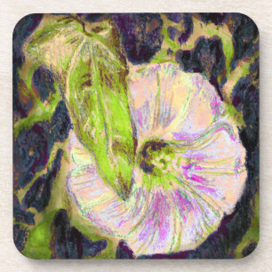 Dessous-de-verre Art Fleur Fleur Rose Wild Matin