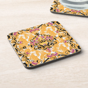 Dessous-de-verre Art Floral Vibrant, Vie Hollow
