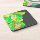 Dessous-de-verre Art moderne moderne orchidée (Côté gauche)