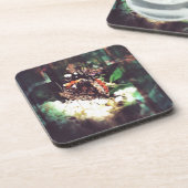 Dessous-de-verre Art numérique papillon (Côté gauche)