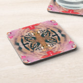 Dessous-de-verre Art numérique Tiger Kaliedi (Côté gauche)