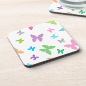 Dessous-de-verre Art papillon coloré (Côté gauche)