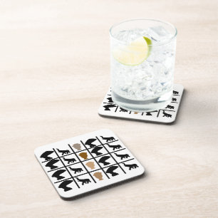 Dessous-de-verre art tribal africain Abstrait