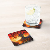 Dessous-de-verre Artsy Sunset (Côté Droit)