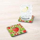 Dessous-de-verre Artwork de fraises dadaïstes (Côté Droit)