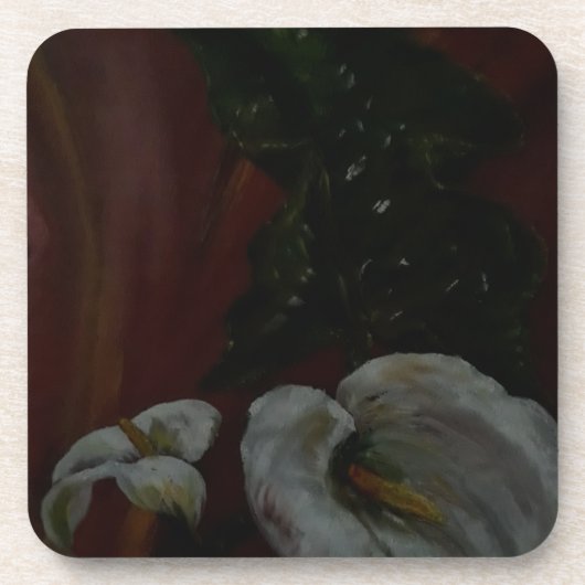 Dessous-de-verre Arum Lilies 1 (Devant)