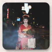 Dessous-de-verre Asakusa Geisha Neo Tokyo (Devant)