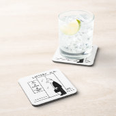 Dessous-de-verre Ascenseur ou ascenseur dans une caricature du sièg (Côté Droit)