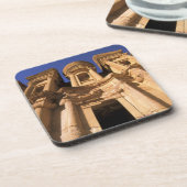 Dessous-de-verre Asie, Jordanie, Petra. El Deir, Le Monastère. (Côté gauche)