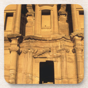 Dessous-de-verre Asie, Jordanie, Pétra. El Deir, le Monastère.