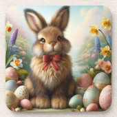 Dessous-de-verre Assassin de Oster avec lapin mignon (Devant)