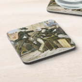 Dessous-de-verre Assassinat "de Bill sauvage" (W.B. Hickok) par (Côté gauche)