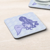 Dessous-de-verre Assis Mermaid bleu (Côté gauche)
