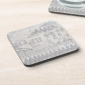 Dessous-de-verre Assyriens déplaçant un Taureau à ailes sur un (Côté gauche)