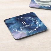 Dessous-de-verre Astrologie aquarelle - Gemini (Côté gauche)