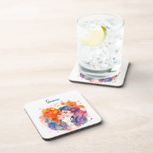 Dessous-de-verre Astrologie signe zodiaque Gemini en aquarelle (Côté Droit)