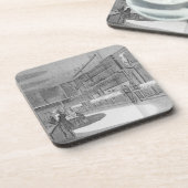 Dessous-de-verre Ateliers de gobelin, de la "encyclopédie" par Deni (Côté gauche)