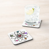 Dessous-de-verre Atomic Saint-Valentin Cœurs Imprimés Léopard (Côté Droit)