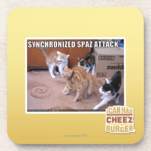 Dessous-de-verre Attaque de Sychronized Spaz