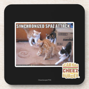 Dessous-de-verre Attaque de Sychronized Spaz