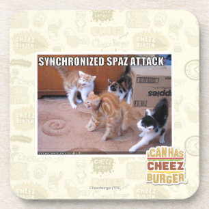Dessous-de-verre Attaque de Sychronized Spaz