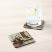 Dessous-de-verre Attendant une assistance (huile sur le panneau) (Côté Droit)