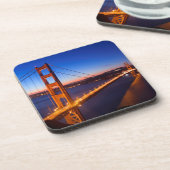 Dessous-de-verre Aube au-dessus de pont de San Francisco et de (Côté gauche)