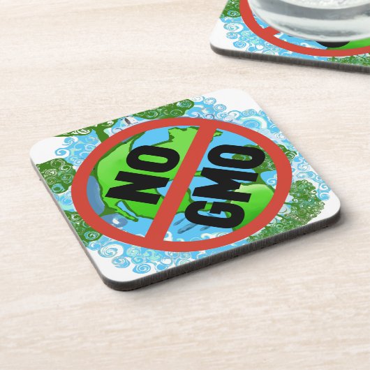 DESSOUS-DE-VERRE AUCUN OGM (Côté gauche)