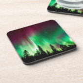 Dessous-de-verre aurora boréale (Côté gauche)