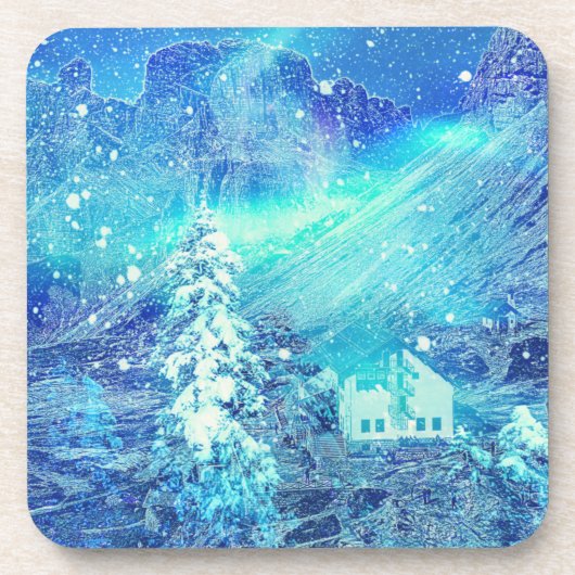 Dessous-de-verre Aurora Dans Les Vallées (Devant)