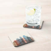 Dessous-de-verre Austin, horizon de ville du Texas | (Côté Droit)