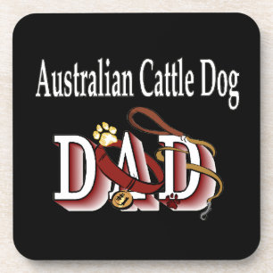 Dessous-de-verre Australian Cattle Chien Papa