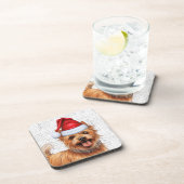 Dessous-de-verre Australian Terrier Dog Woof Word Art Holiday (Côté Droit)