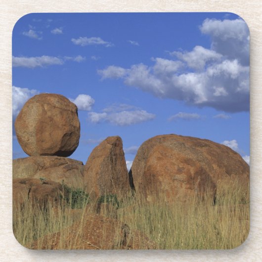 Dessous-de-verre Australie, billes du Diable. Grès sphérique (Devant)