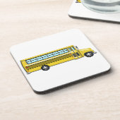 Dessous-de-verre Autobus scolaire jaune superbe (Côté gauche)