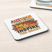 Dessous-de-verre Automne chuchoteurs design Tri-Blend chemise (Côté gauche)